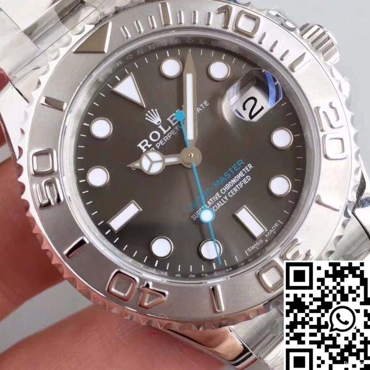 AR Dial 40MM Rolex 116622 Yacht-Master Anthracite Factory 0201